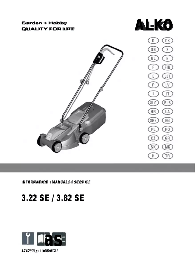 Page n°1 - Manuel utilisateur AL-KO Classic 3.82 SE