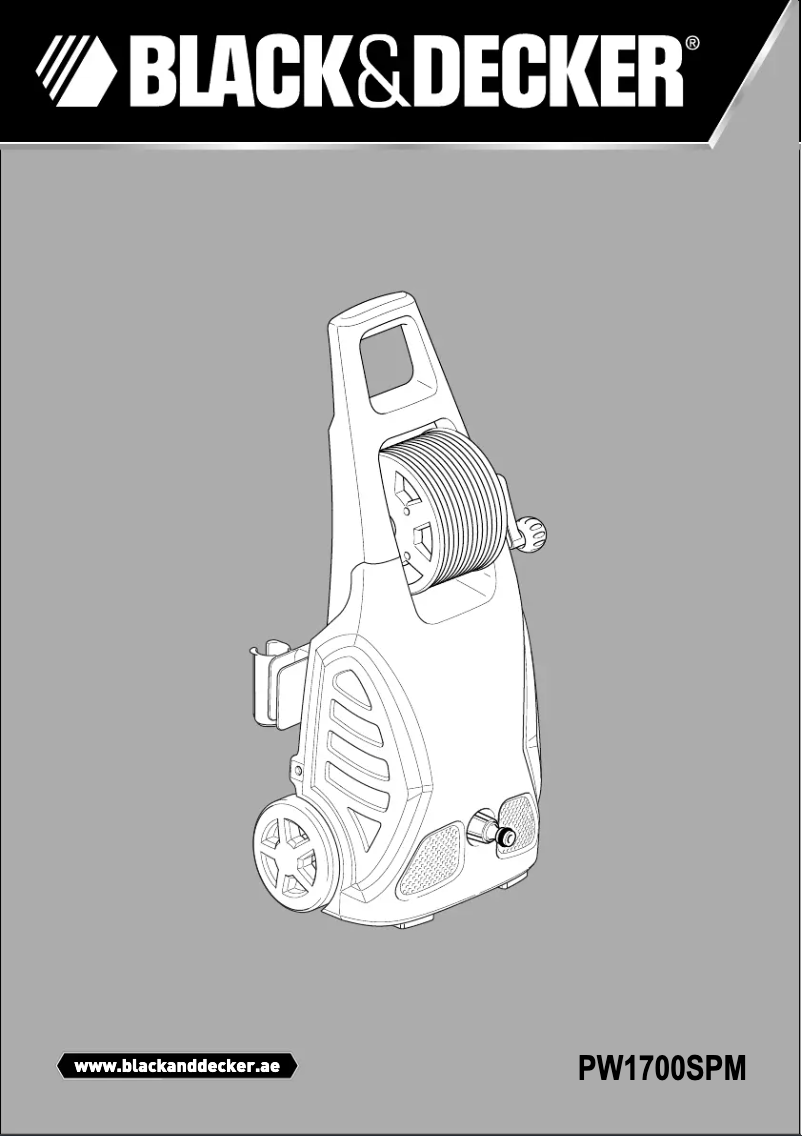 Page 1 de la notice Manuel utilisateur Black & Decker PW1700SPM