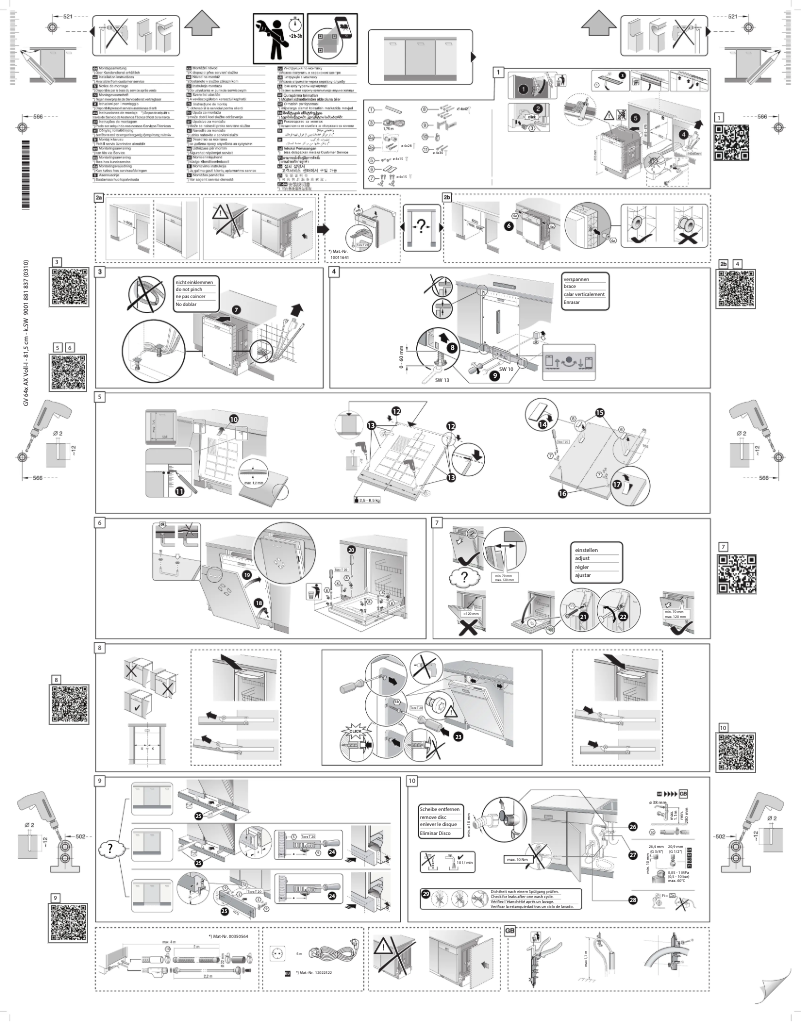 Página 1 del manual Manual de usuario Bosch SMV4EUX00D