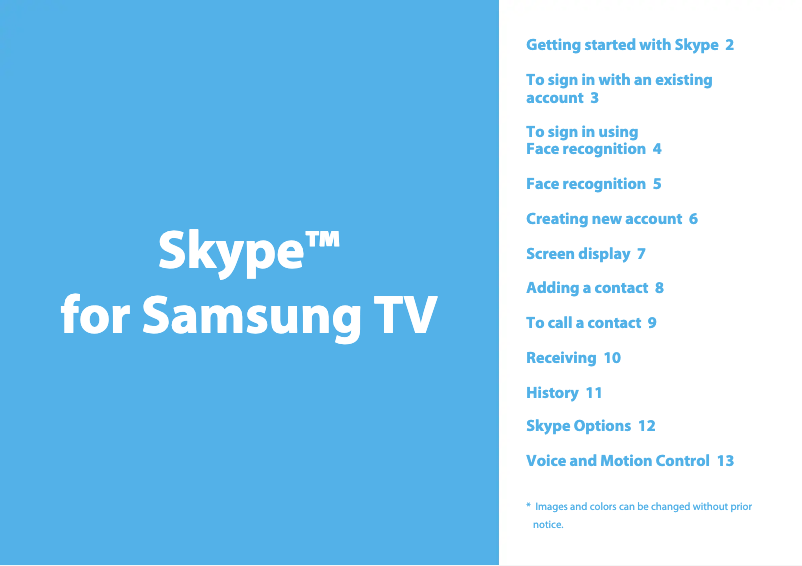 Page 1 de la notice Manuel utilisateur Samsung UN55ES6150F