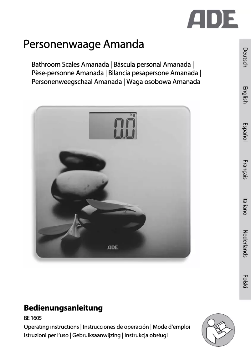 Image de la première page du manuel de l'appareil Amanda BE 1605
