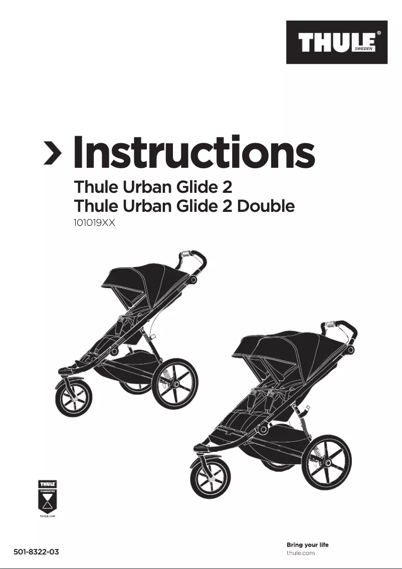 Página 1 del manual Manual de usuario Thule Urban Glide 2 Double