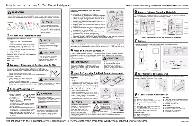 Image de la première page du manuel de l'appareil CRT181QW