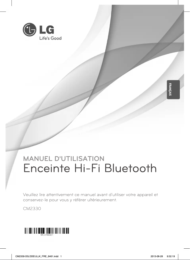 Imagen de la primera página del manual del dispositivo CM2330