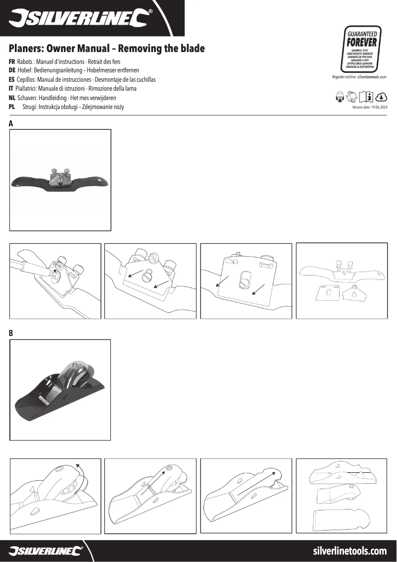 Page 1 de la notice Manuel utilisateur Silverline 633569