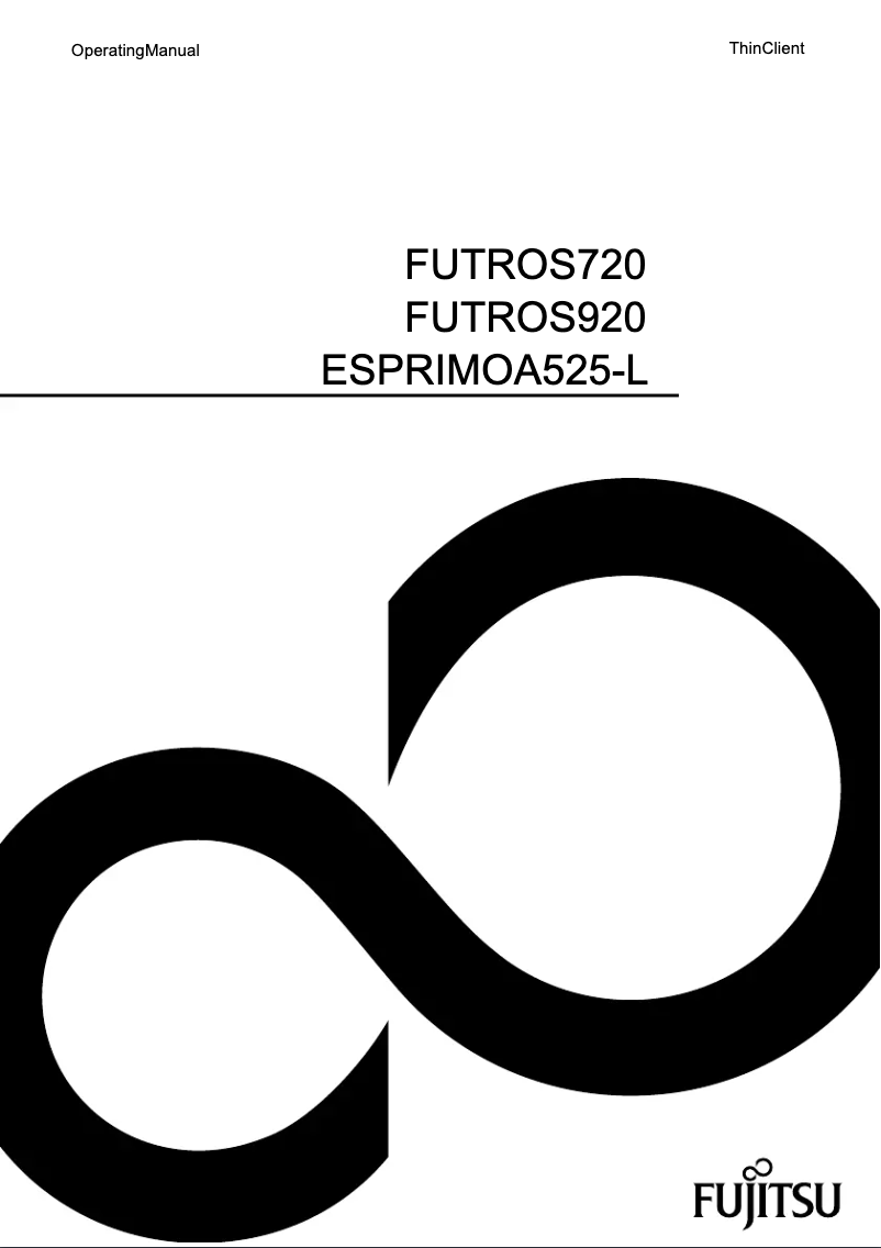 Image de la première page du manuel de l'appareil FUTRO S920