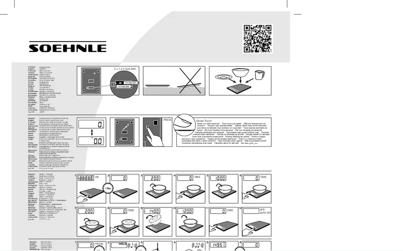 Page n°1 - Manuel utilisateur Soehnle Page Profi 67080