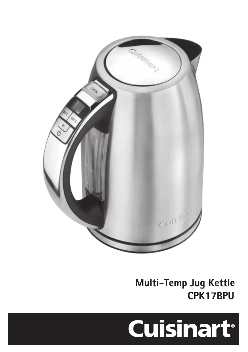 Page 1 de la notice Manuel utilisateur Cuisinart CPK17BPU