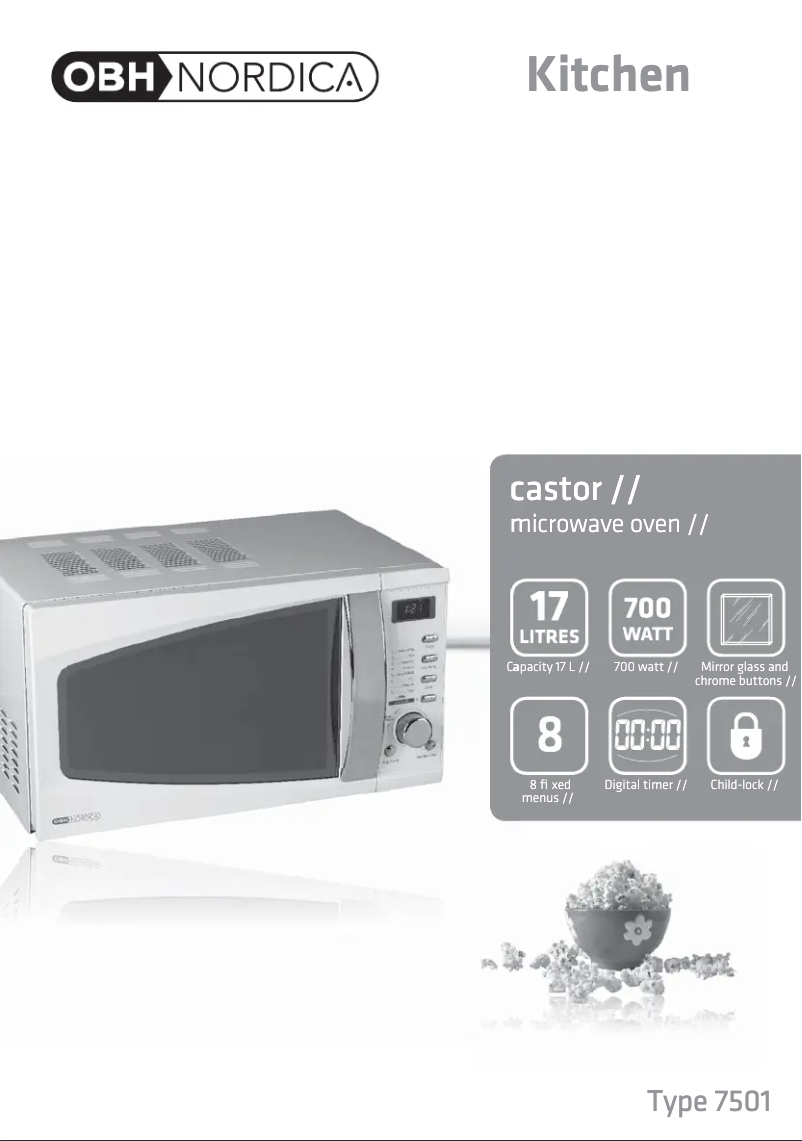 Image de la première page du manuel de l'appareil 7501 Castor