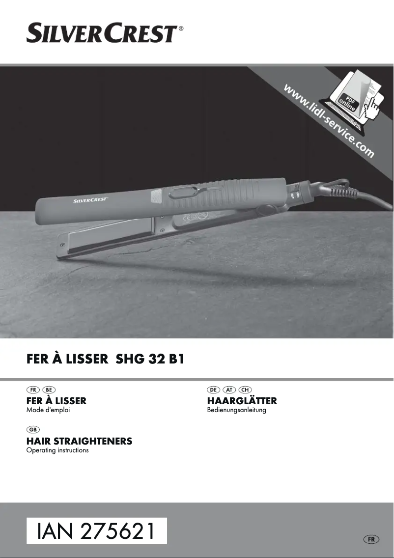 Page n°1 - Manuel utilisateur SilverCrest SHG 32 B1