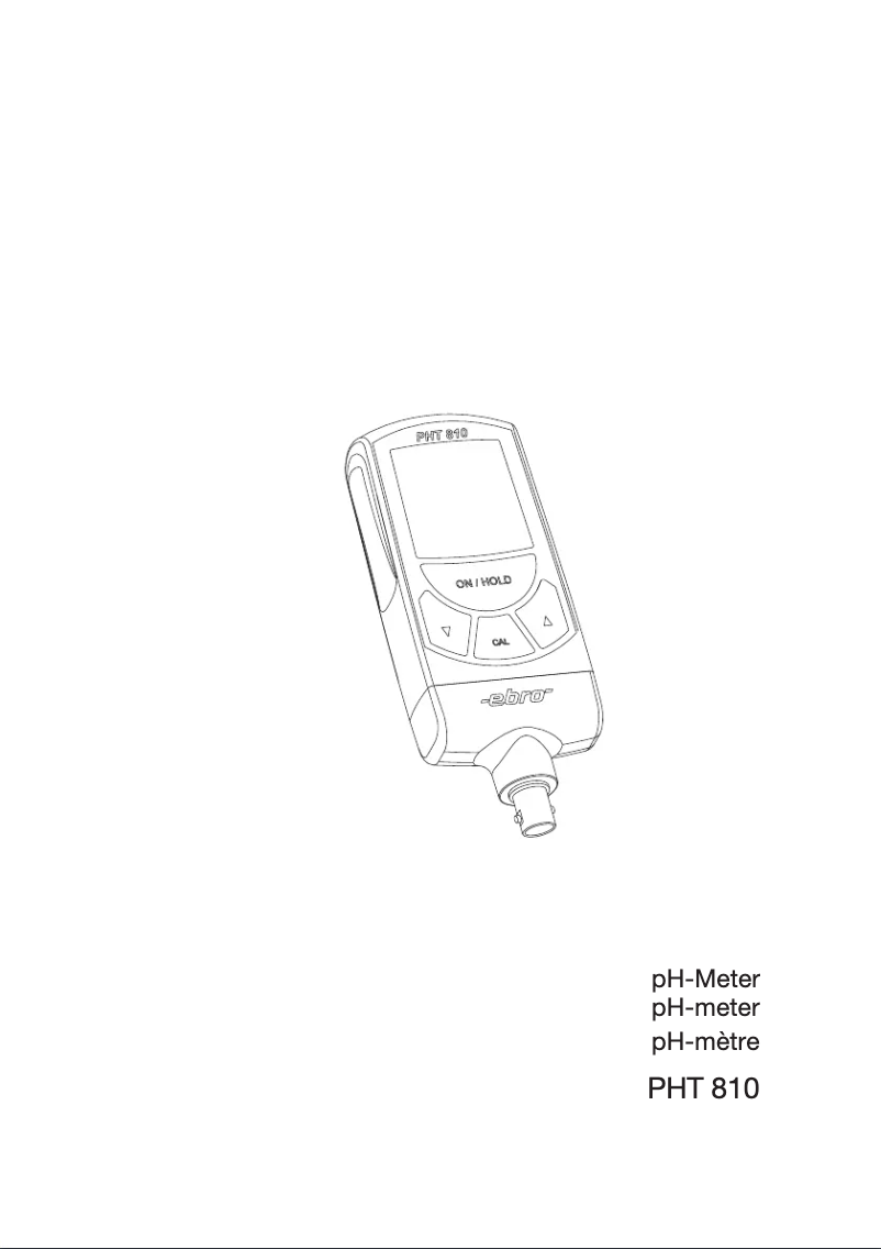 Image de la première page du manuel de l'appareil ST 1000