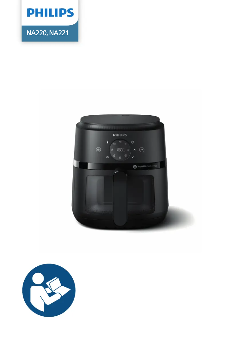 Página 1 del manual Manual de usuario Philips Airfryer NA221