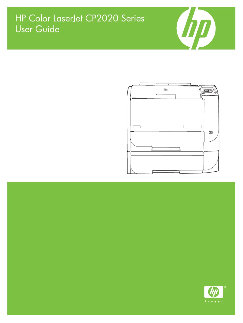 Page 1 de la notice Manuel utilisateur HP Color LaserJet CP2025dn