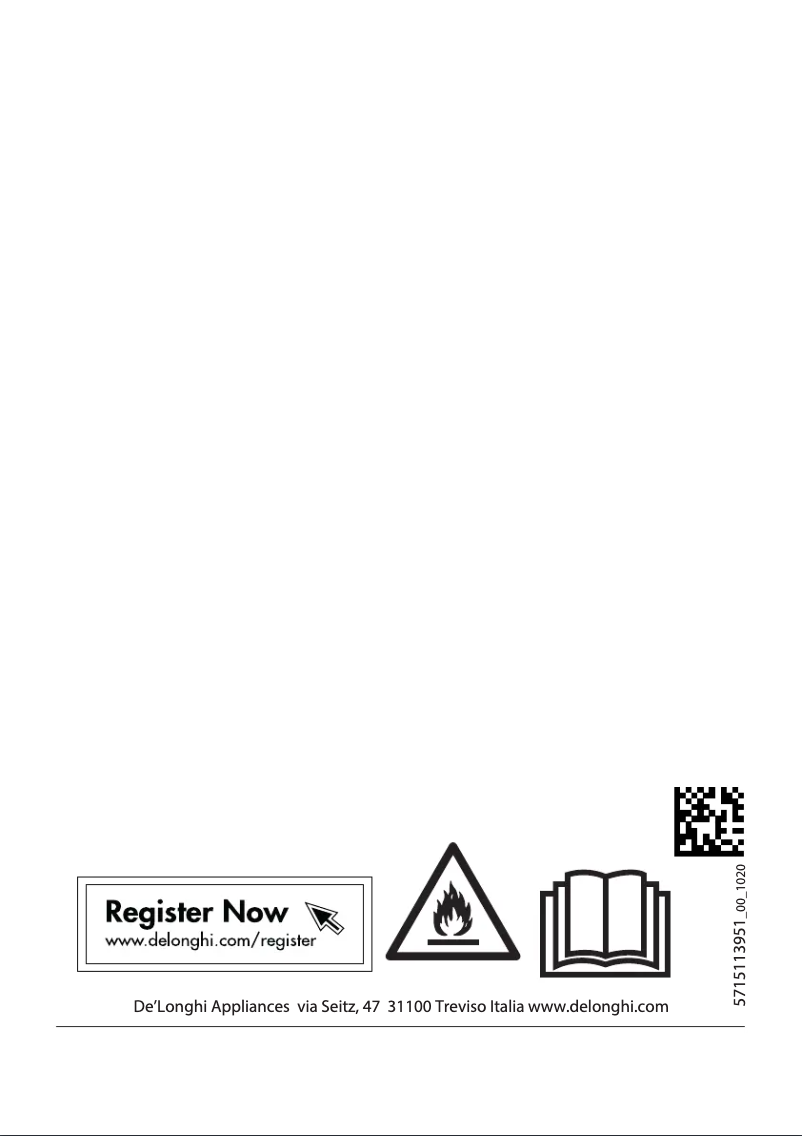 Page 1 de la notice Manuel utilisateur DeLonghi PACEM93