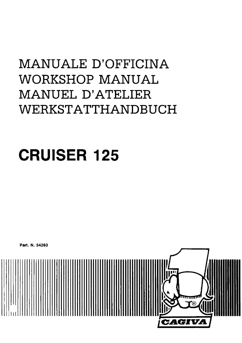 Image de la première page du manuel de l'appareil Cruiser 125