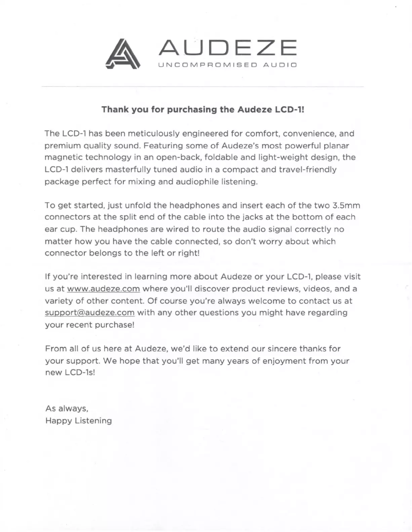 Image de la première page du manuel de l'appareil LCD-1