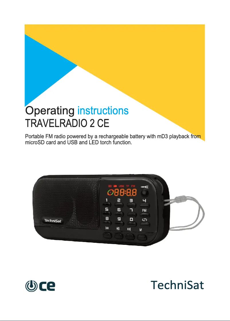 Página 1 del manual Manual de usuario TechniSat TravelRadio 2