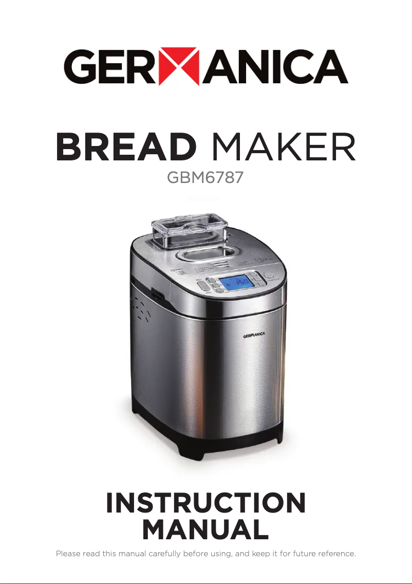 Page 1 de la notice Manuel utilisateur Germanica GBM6787