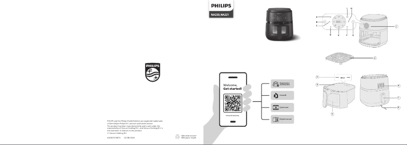 Página 1 del manual Manual de usuario Philips Airfryer NA220