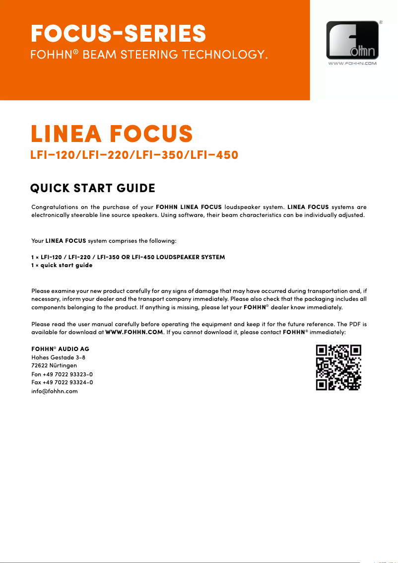 Page n°1 - Manuel utilisateur Atlas ALS-LFI350