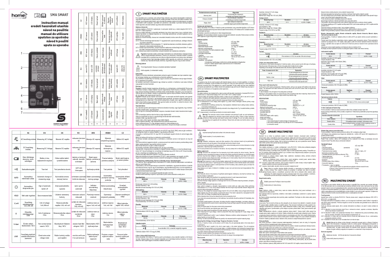 Image de la première page du manuel de l'appareil SMA Smart