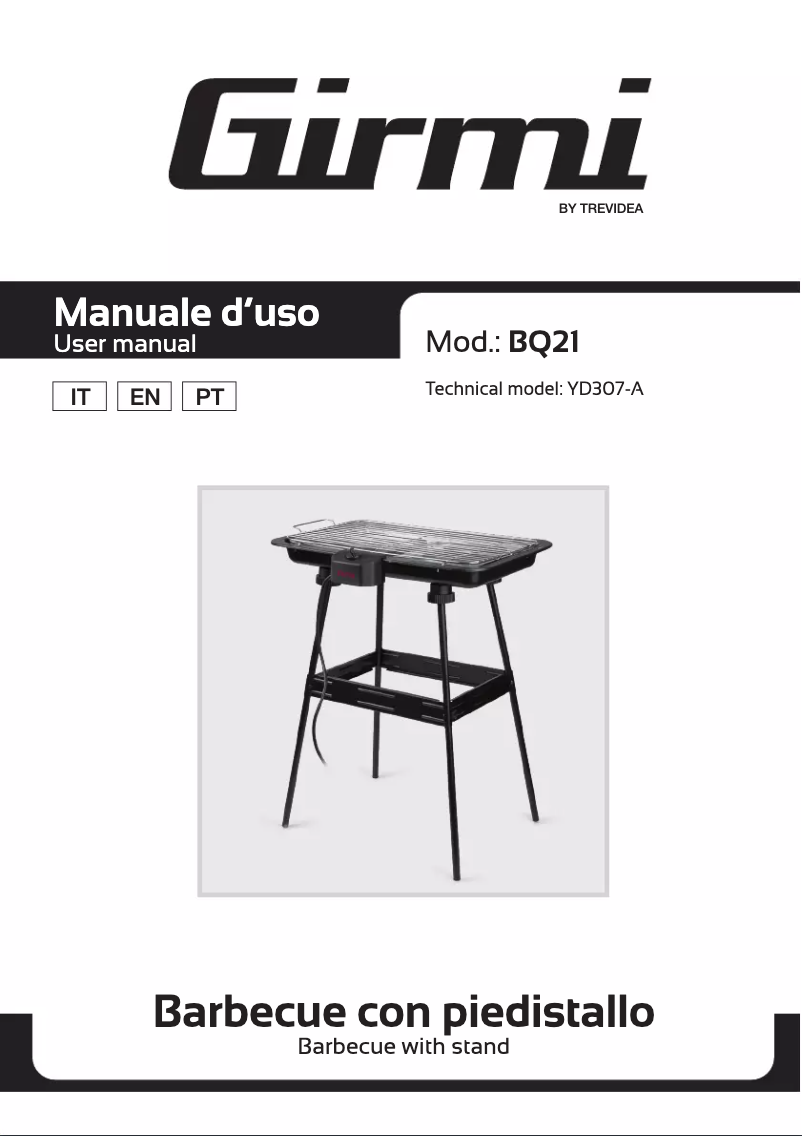 Image de la première page du manuel de l'appareil BQ21