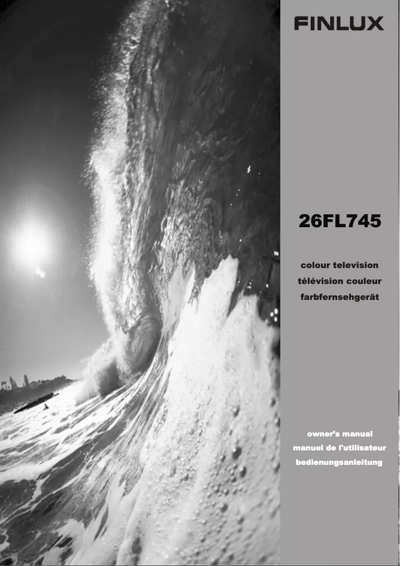 Page n°1 - Manuel utilisateur Finlux 26FL745
