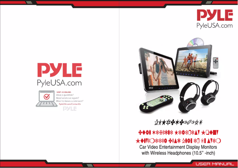 Image de la première page du manuel de l'appareil PLHRDVD101KT