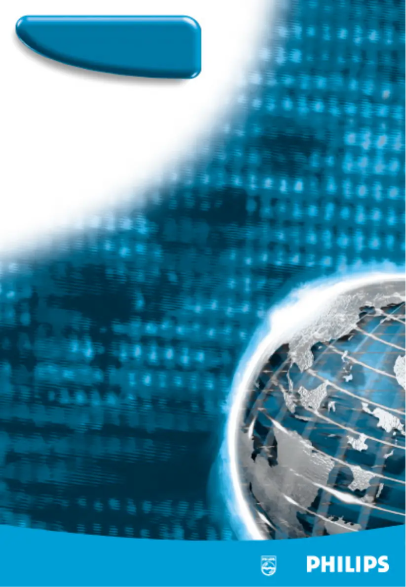 Page 1 of the manual User Manual Philips TD6411 Onis