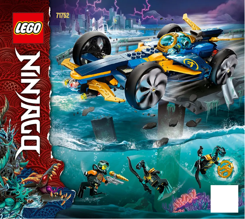 Page 1 de la notice Manuel utilisateur Lego Ninjago 71752