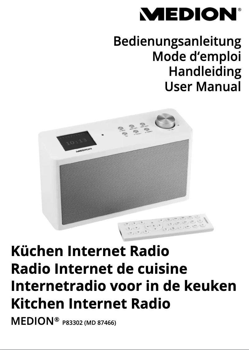 Page 1 de la notice Manuel utilisateur Medion LIFE P83302 (MD 87466)