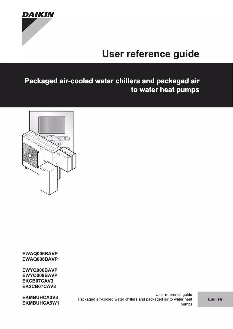 Página 1 del manual Manual de usuario Daikin EWYQ004BAVP