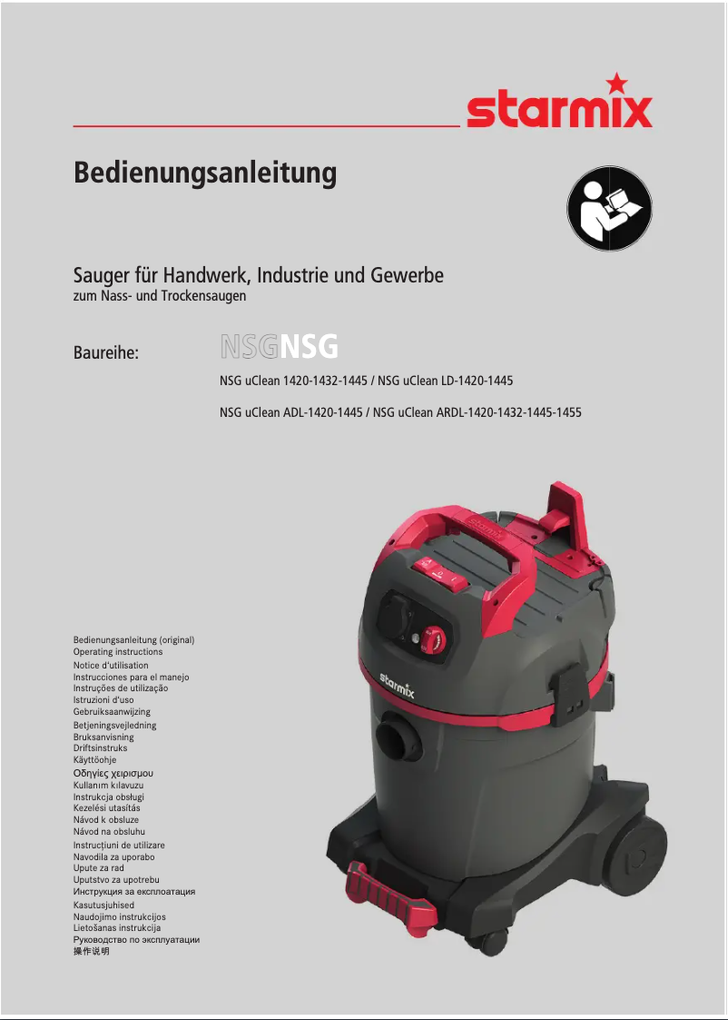 Image de la première page du manuel de l'appareil NSG uClean LD-1420