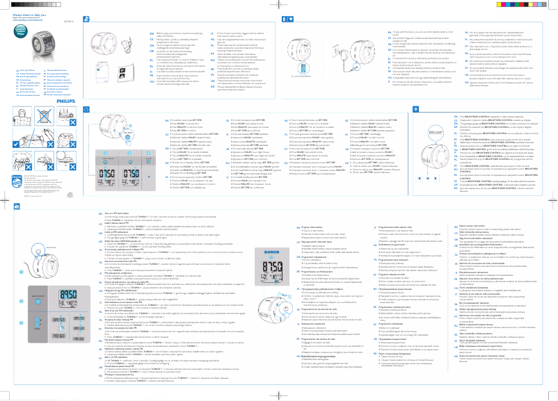 Page 1 de la notice Manuel utilisateur Philips AJ3700