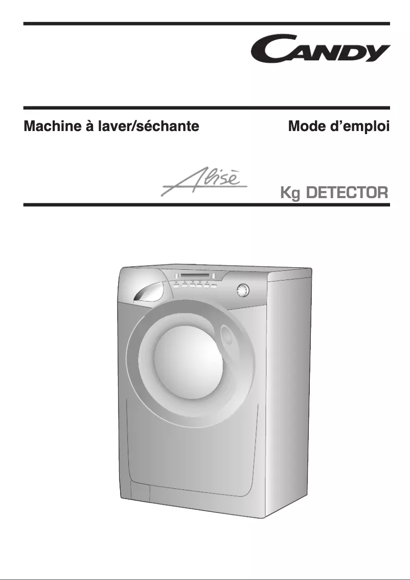 Page 1 de la notice Manuel utilisateur Candy GO W338D-47