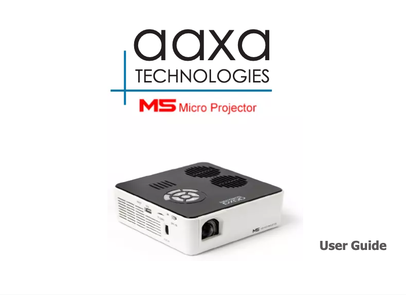 Page n°1 - Manuel utilisateur AAXA Technologies M5