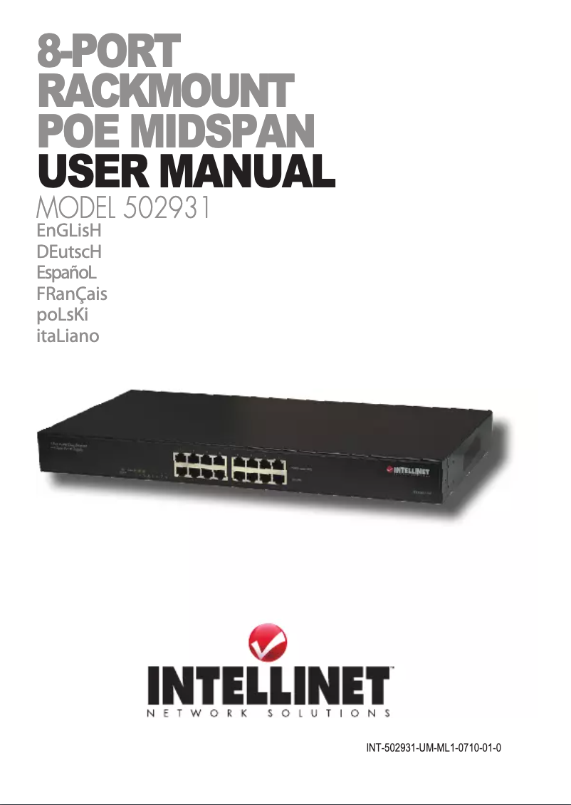 Image de la première page du manuel de l'appareil 502931