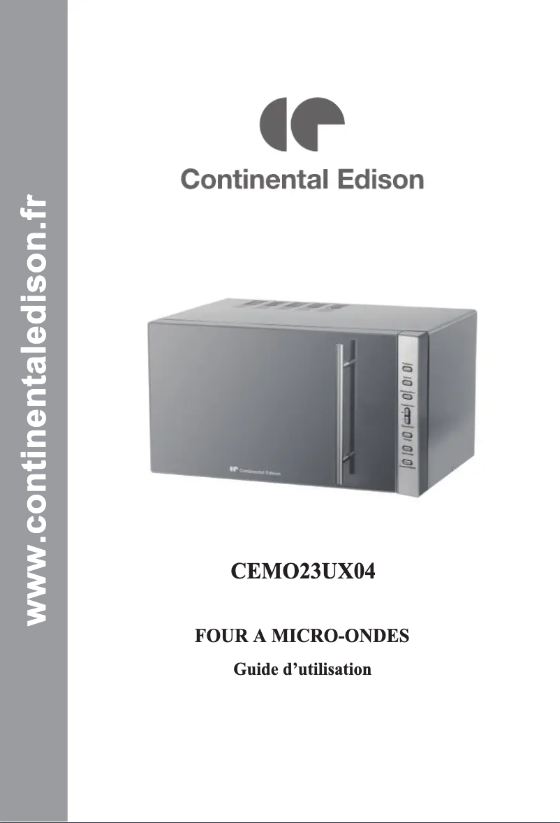 Image de la première page du manuel de l'appareil CEMO23UX04