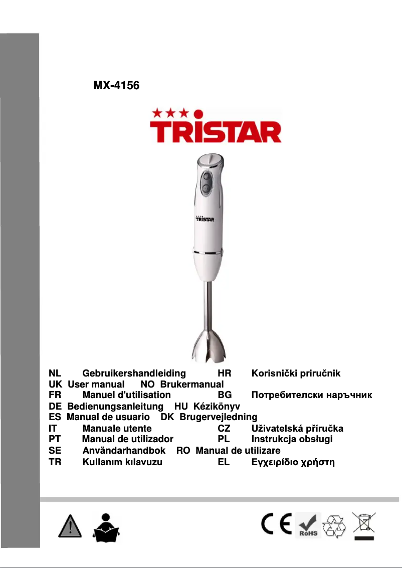 Image de la première page du manuel de l'appareil MX-4156
