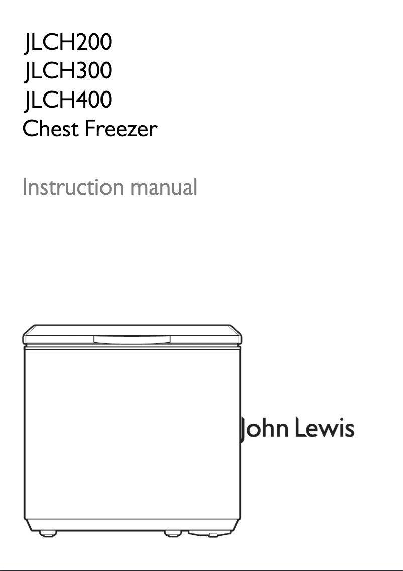 Image de la première page du manuel de l'appareil JLCH 200