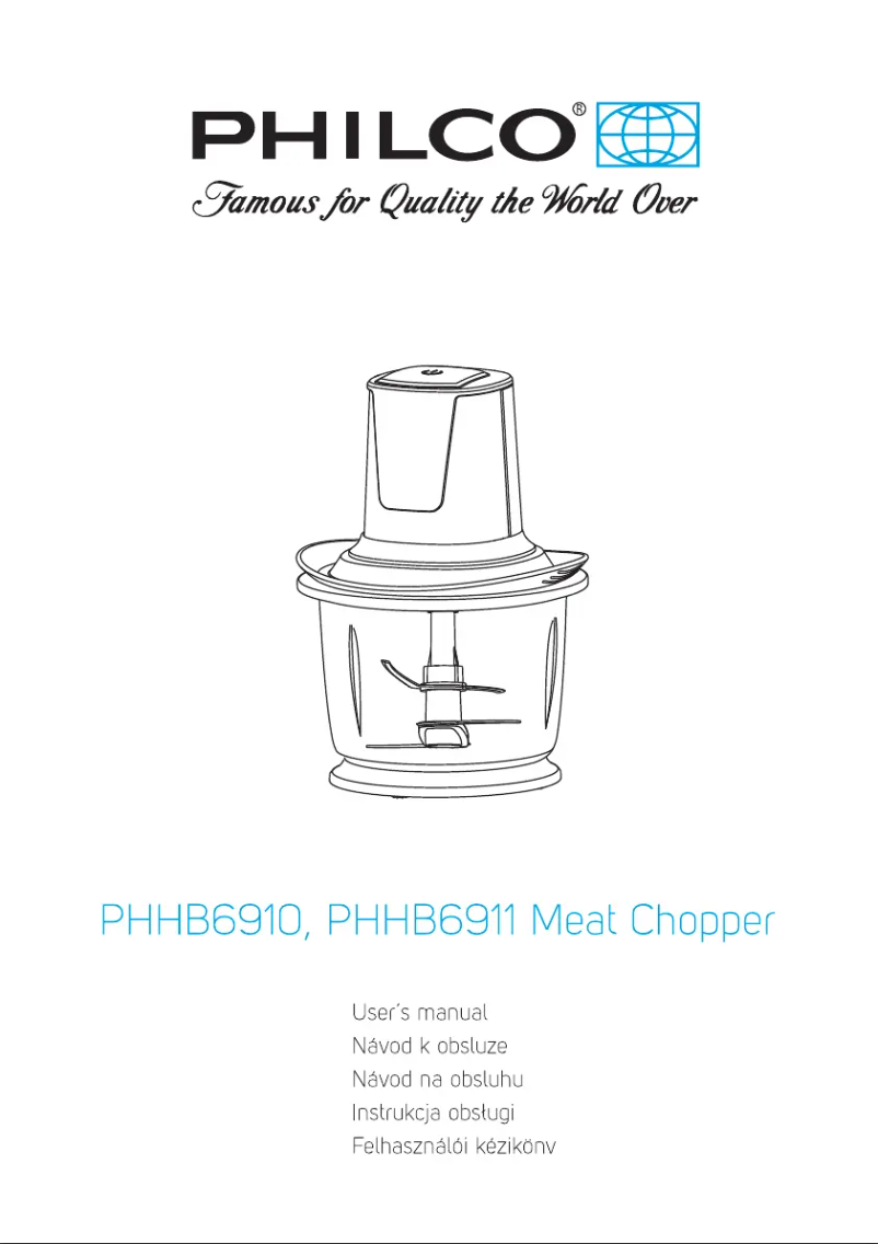 Page 1 de la notice Manuel utilisateur Philco PHHB 6910