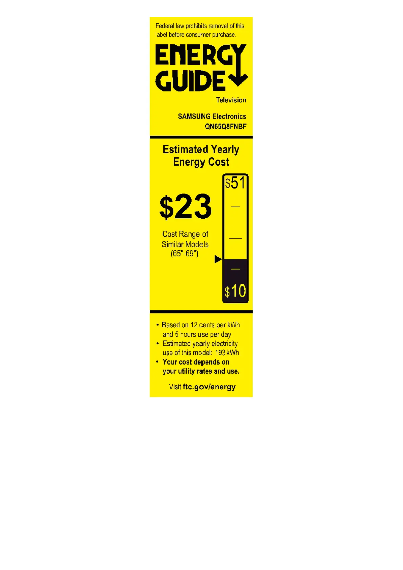 Image de la première page du manuel de l'appareil QN65Q8FNB