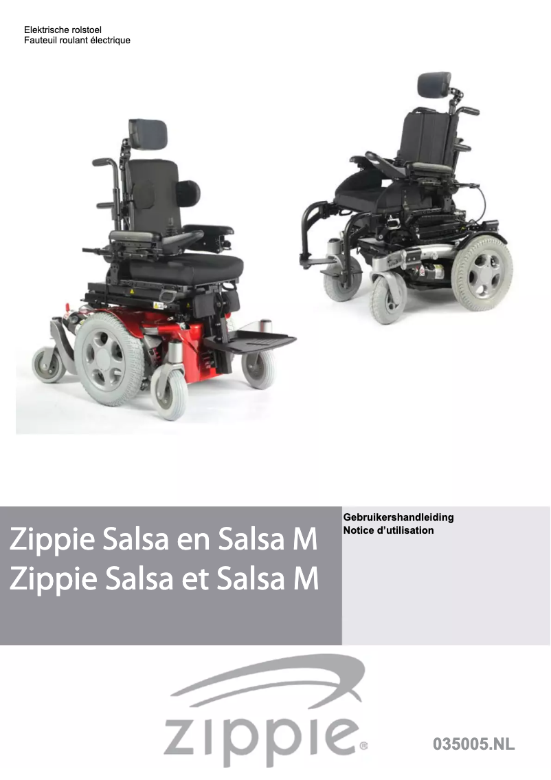 Image de la première page du manuel de l'appareil Salsa M