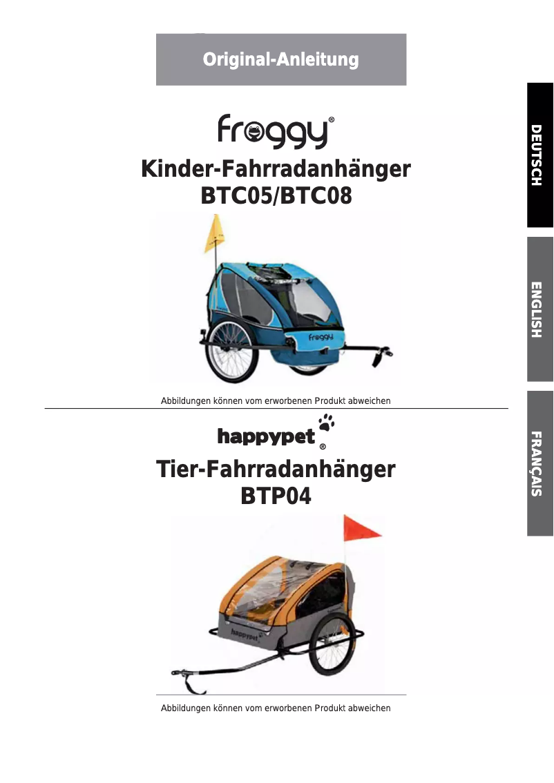 Page 1 de la notice Manuel utilisateur Froggy BTC05