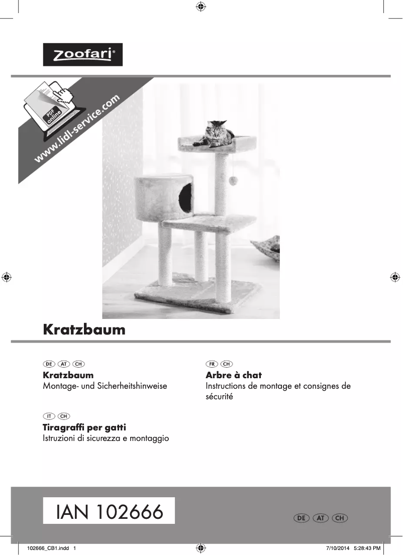 Image de la première page du manuel de l'appareil IAN 102666