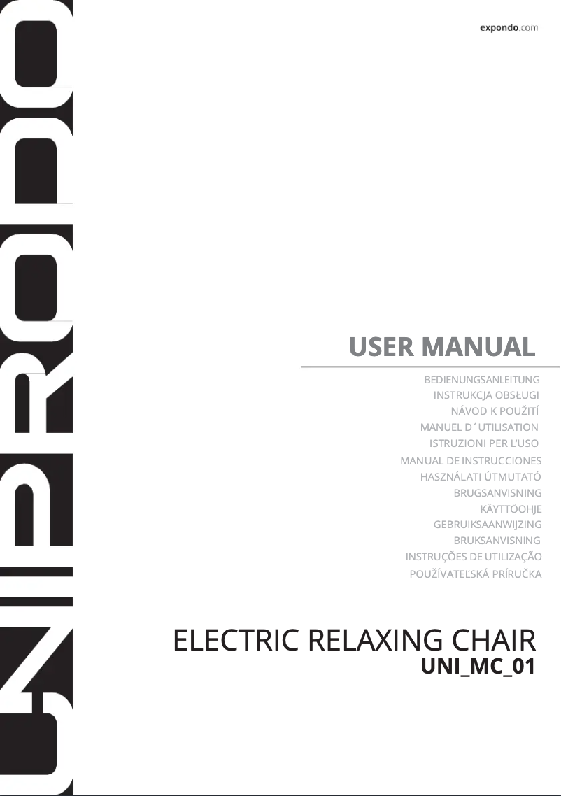 Image de la première page du manuel de l'appareil UNI_MC_01