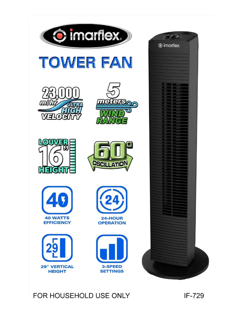 Page n°1 - Manuel utilisateur Imarflex IF-729