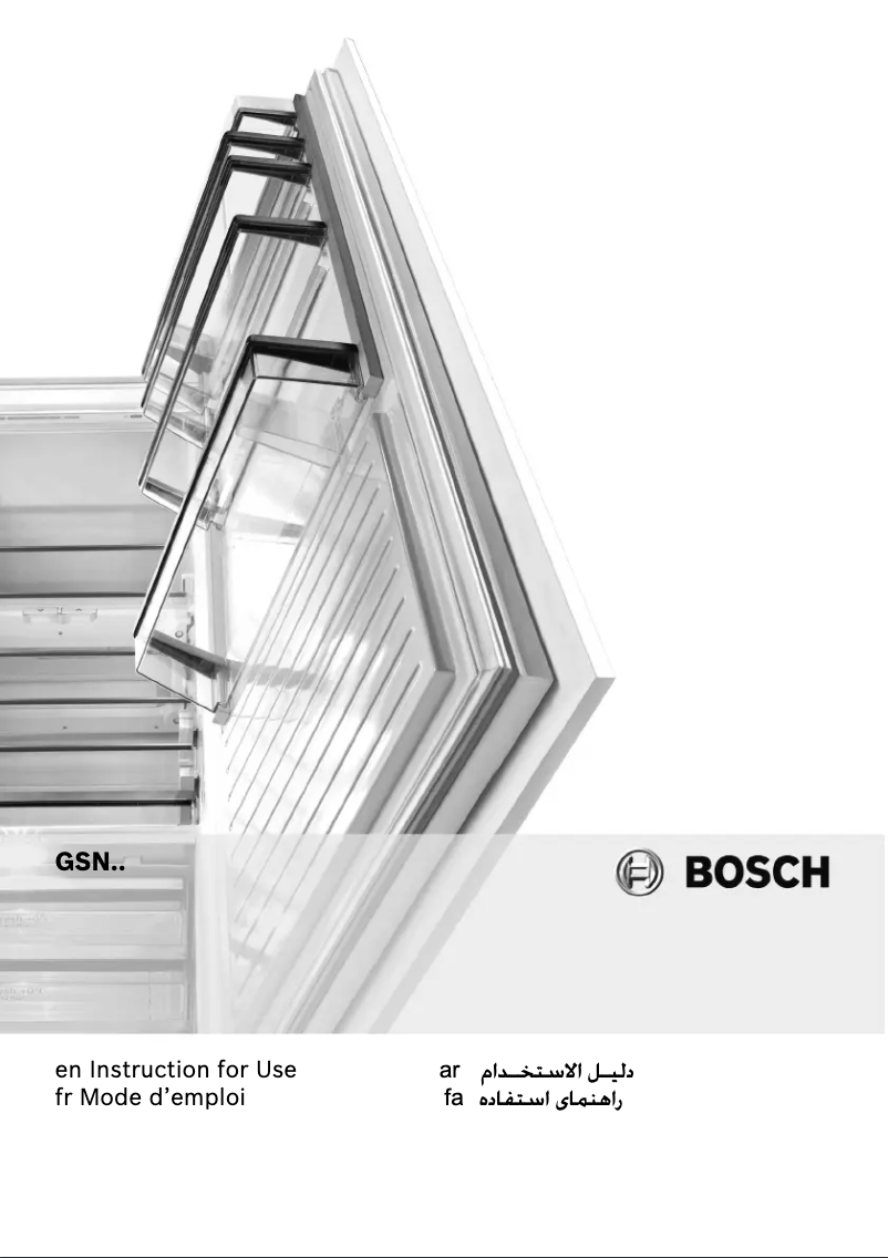 Page 1 de la notice Manuel utilisateur Bosch GSN36A33