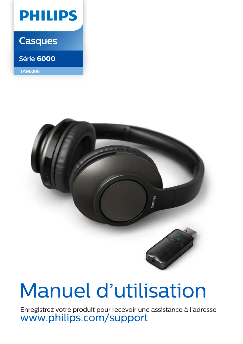 Page 1 de la notice Manuel utilisateur Philips TAH6206