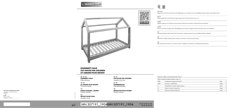 Page n°1 - Manuel utilisateur Livarno Lux IAN 307191